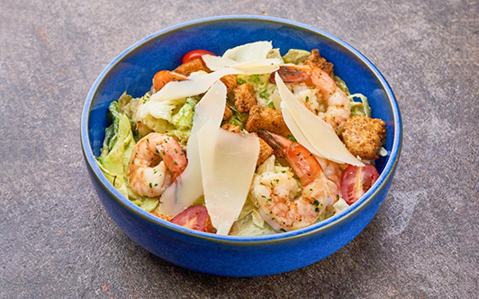 Ceaser Salad Shrimps